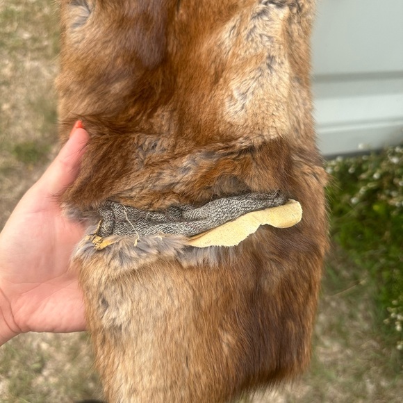 Real fur jacket with hood - Picture 8 of 13